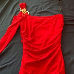 Nice fitted little red dress